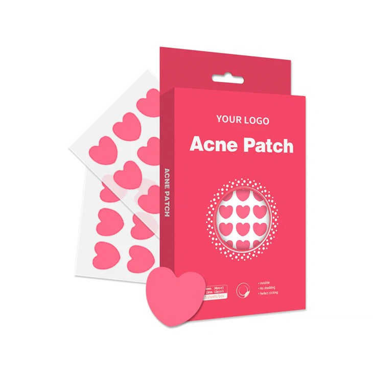 Adesivos de ponto hidrocolóide com óleo da árvore do chá