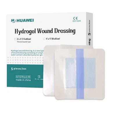 Molho de ferida de hidrogel para molho de úlcera, bandagens doloridas de cama, ferida diabética, queima